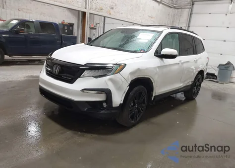 2021 Honda Pilot Awd Black Edition из США, поврежденный, VIN 5FNYF6H78MB035740